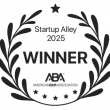 ABA Badge – Black logo of aba techshow 2025 winners